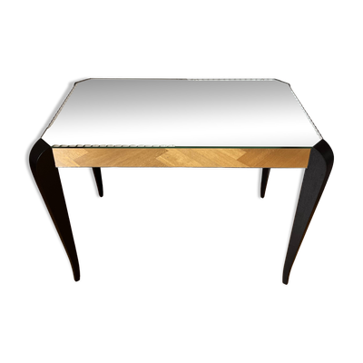 Table basse miroir années 40/50 Art Déco