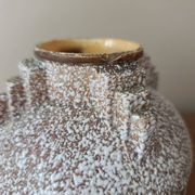 Brutalist fat lava round vase | West Germany 60s/70s