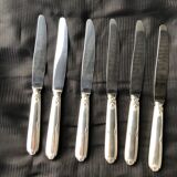 6 table knives Goldsmith Ravinet d'Enfert