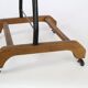 Valet serviteur muding années 60 vintage bois et métal peint en noir