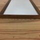 Scandinavian mirror 81x36 cm asymmetric trapeze 60s