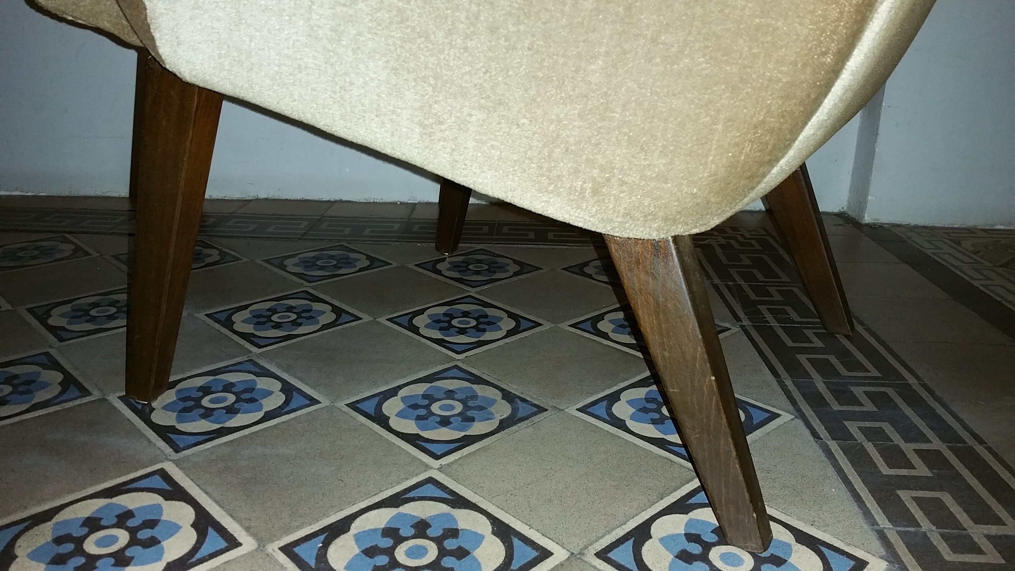 lot of 5 chairs Danish 50/60s Arno Votteler Knoll