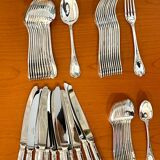 Christofle Marly 49-piece cutlery set in superb condition
