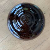 Glazed terracotta pot