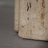 Low design side table in travertine, 1970s