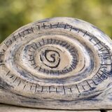 Decorative ceramic snail – Unique signed piece