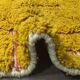 Berber Carpet Mustard - 273 x 190 cm