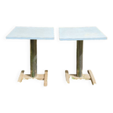 Pair of bistro tables