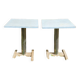 Pair of bistro tables