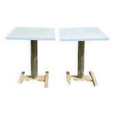Pair of bistro tables