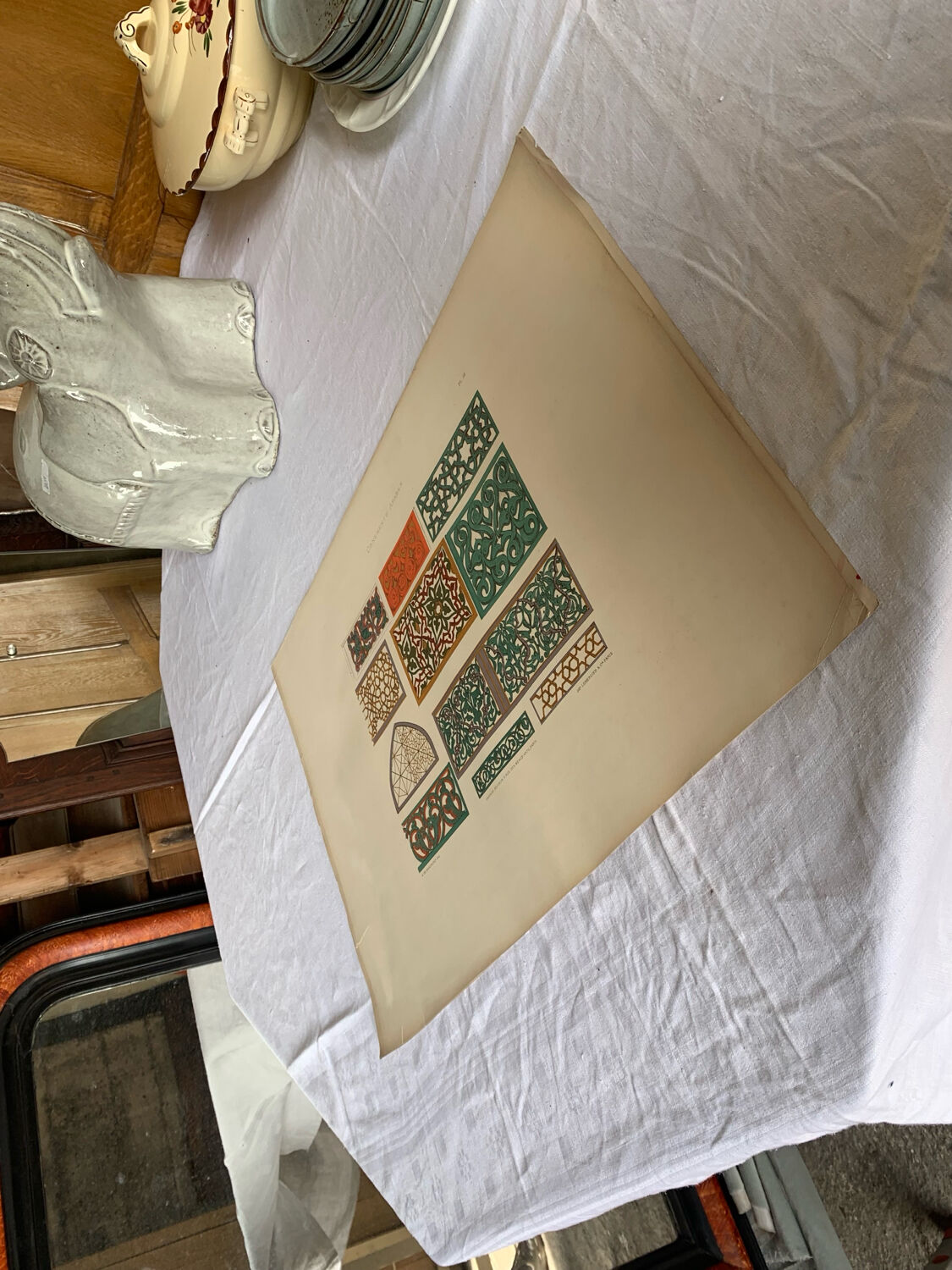 Ancient Oriental Lithography - Arab Ornaments