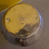 French Art Deco Pewter Vase By Lucien Houzeaux from the 1920s.