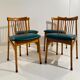 Vintage dining chairs, set of four, Italy 1960s