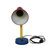Multicolored desk lamp from the 80s
