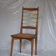 Chaises 1950 chêne, cannage et scoubidou