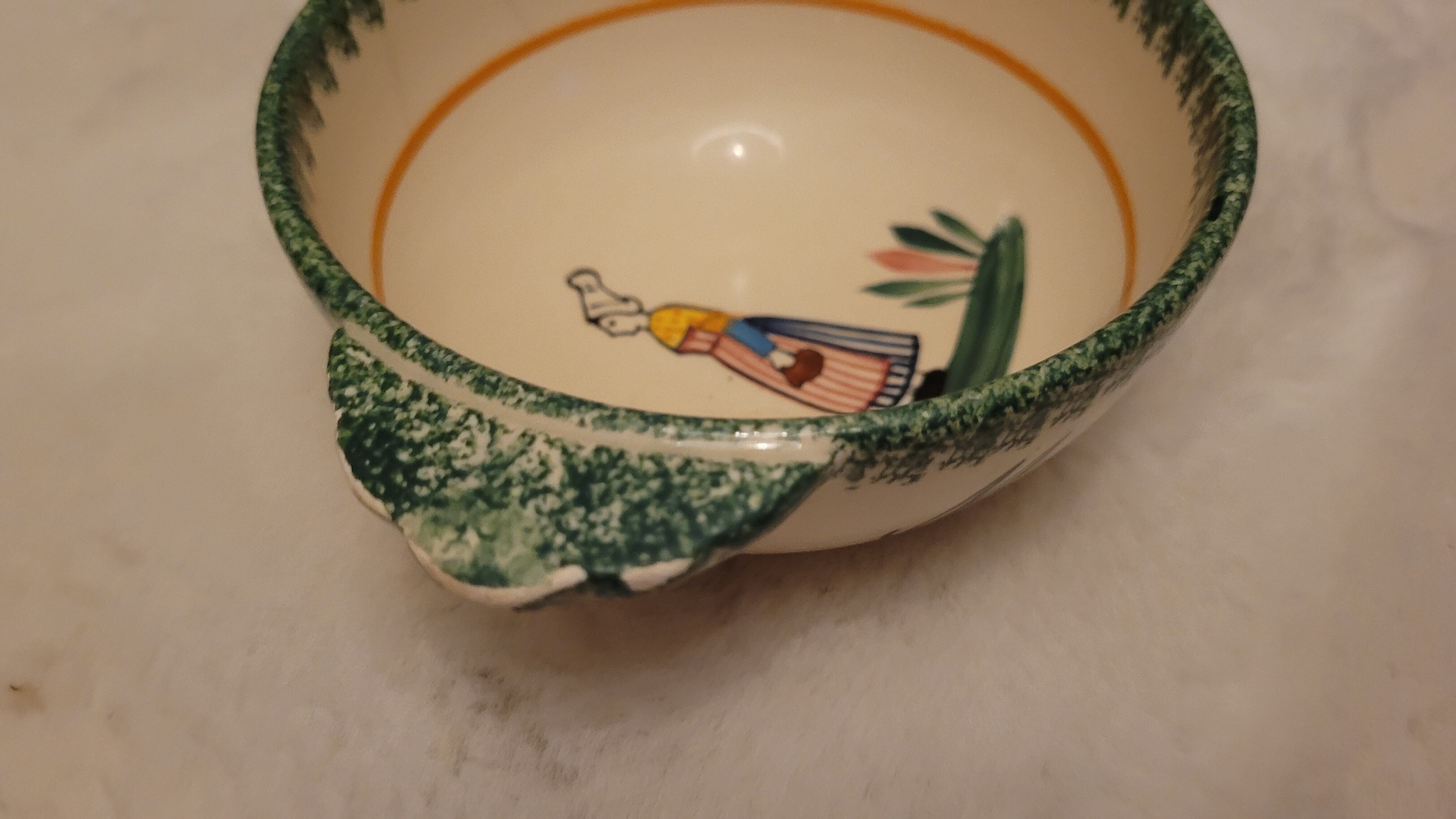 Vintage bowl marie-louise