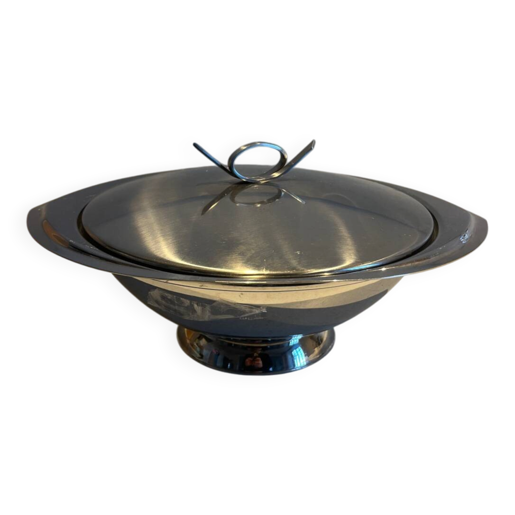 Chrome soup tureen Guy Degrenne