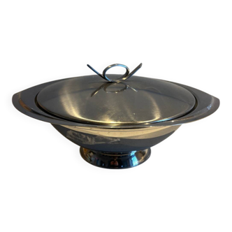 Chrome soup tureen Guy Degrenne