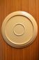 Flat stoneware serving dish