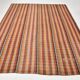 Red & Orange Bohemian Kilim Rug, 223x277Cm