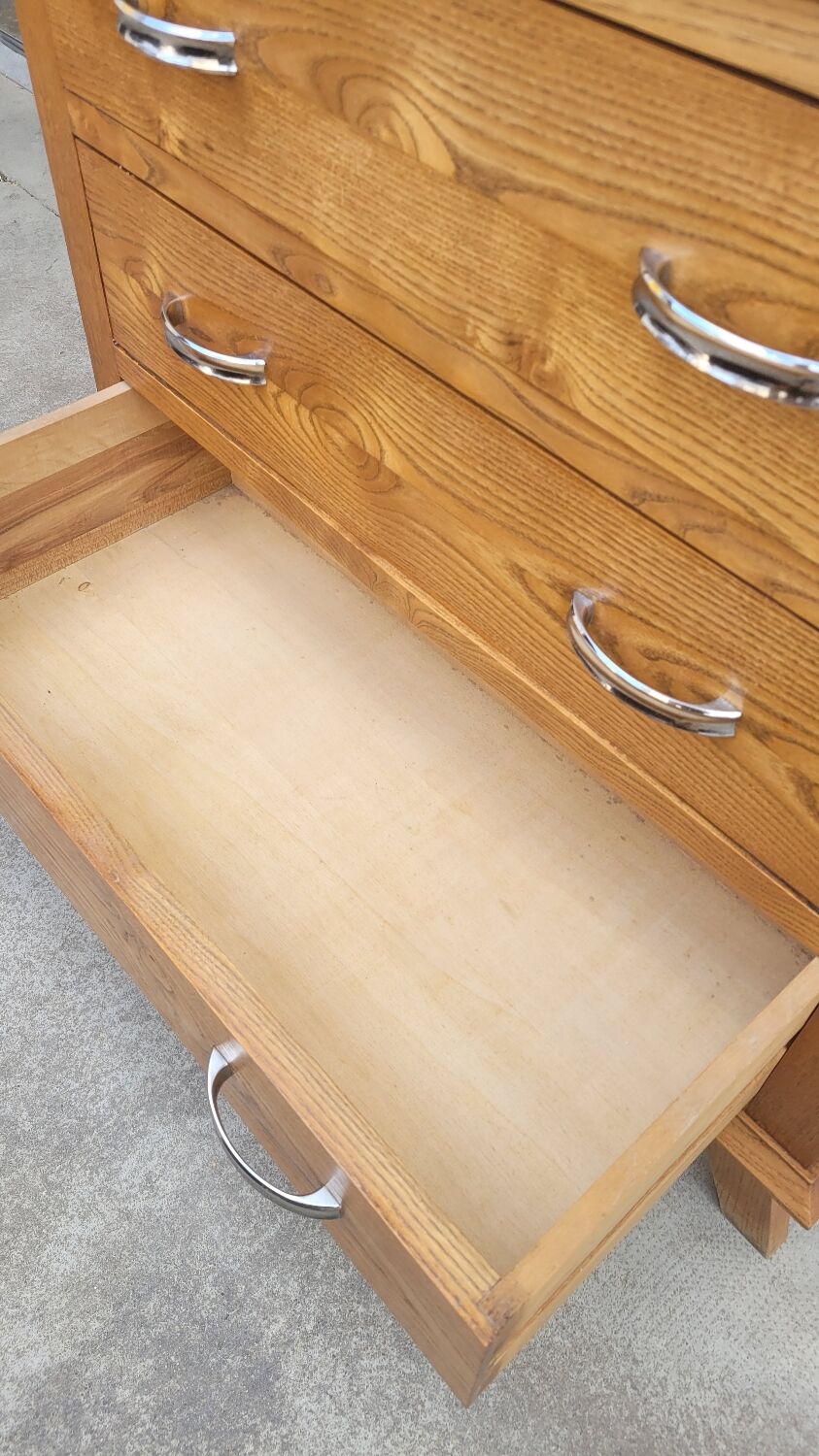 Vintage chest of drawers 1950 feet compass 3 drawers
