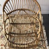 Rattan basket chair
