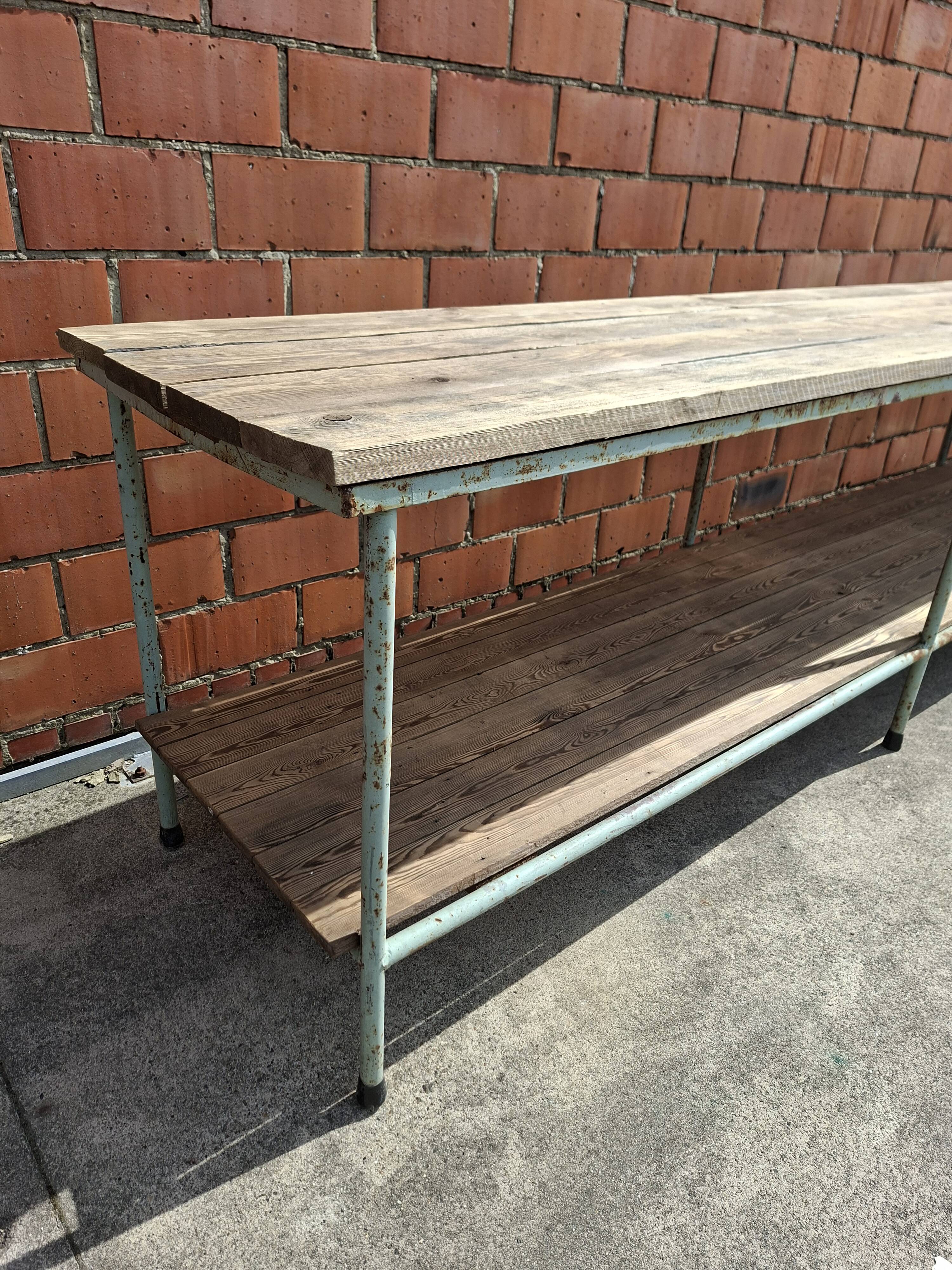 Large industrial table | workbench | console | workshop table