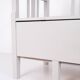 Antique storage bench – grey painted – pine wood – 1860s