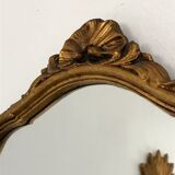 Vintage gilded wood mirror