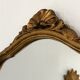 Vintage gilded wood mirror