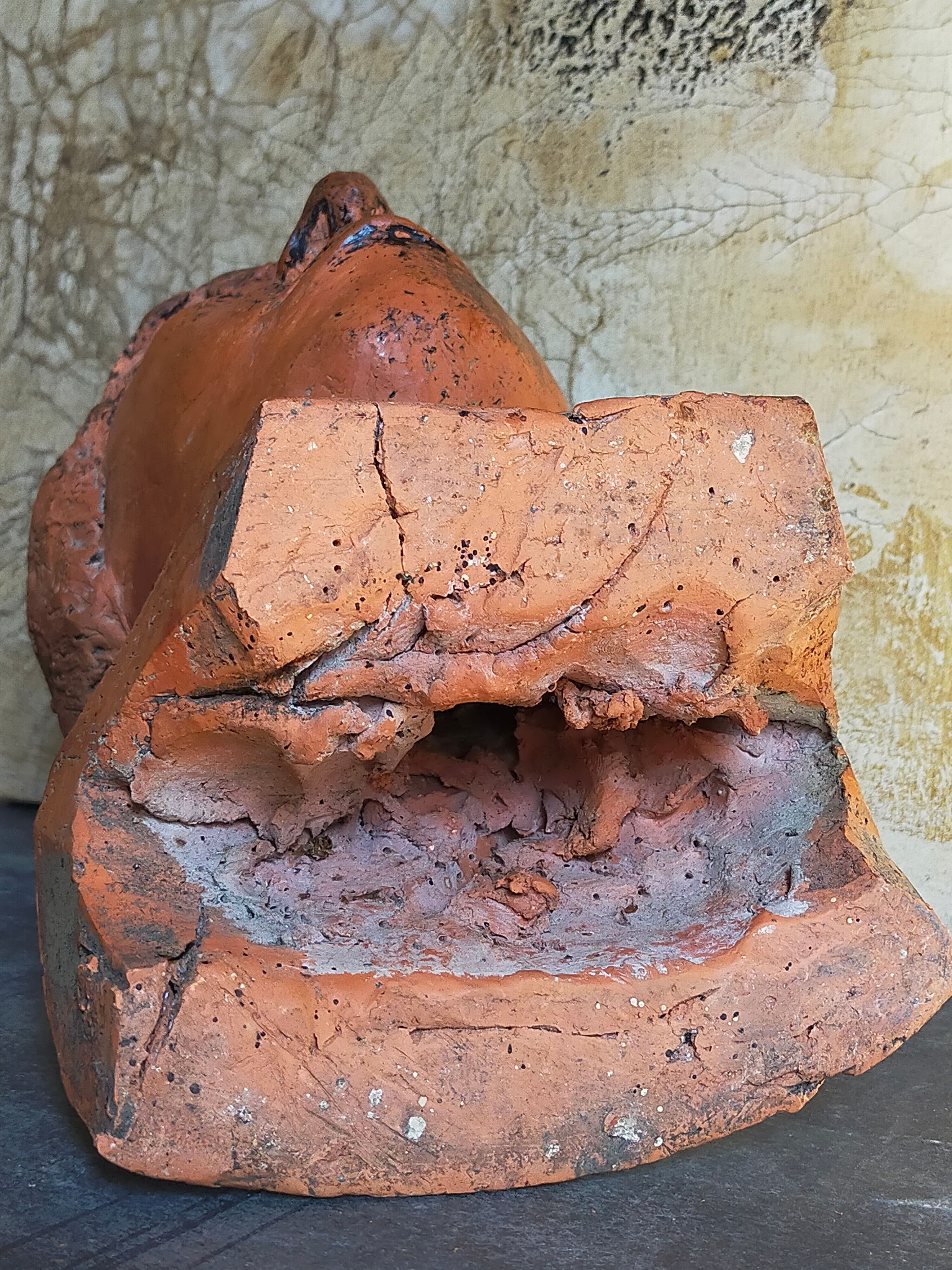 Young man's head original artist modeling