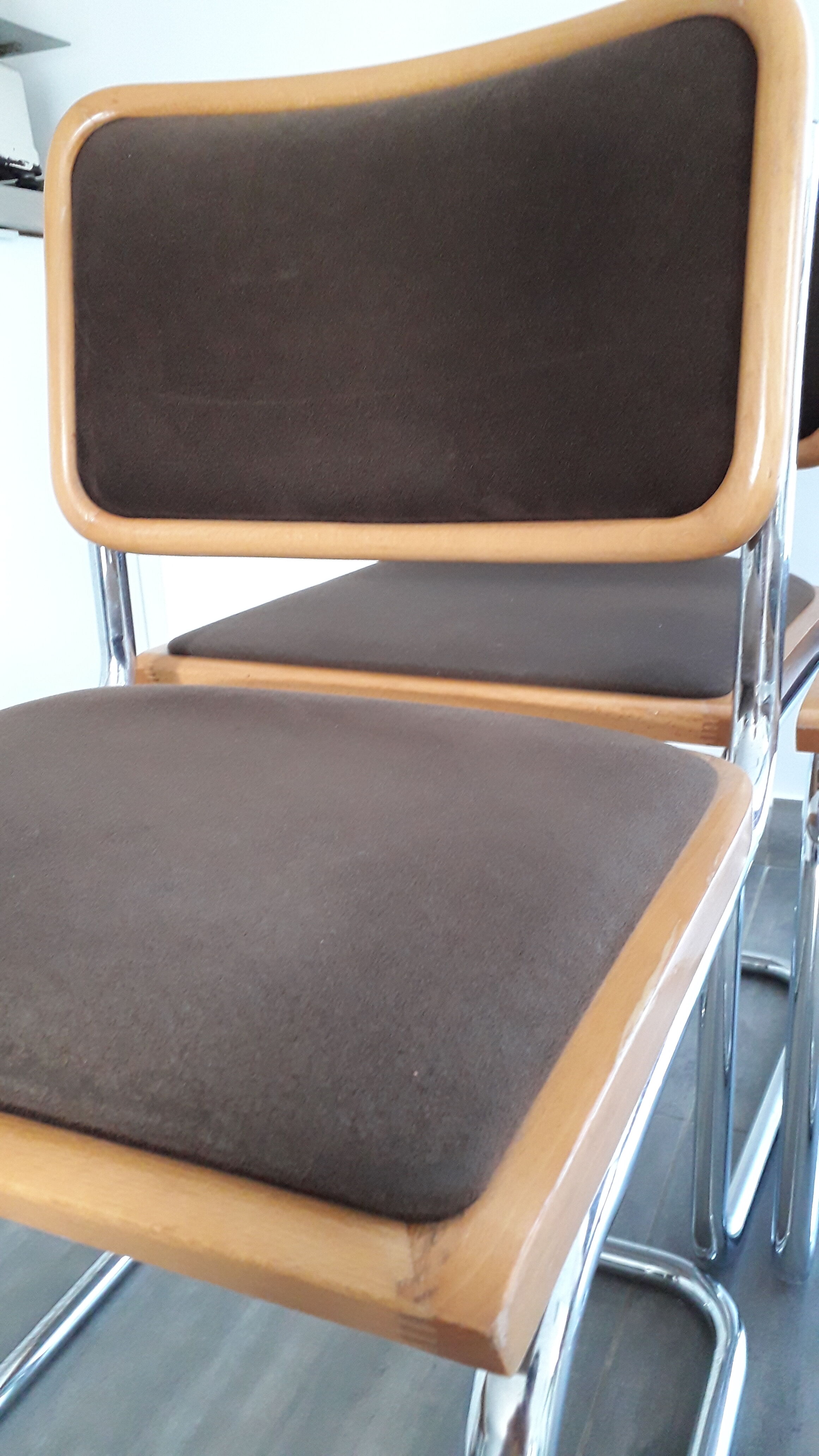 Lot 4 cesca chairs by Marcel Breuer