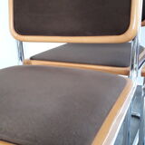 Lot 4 chaises cesca de Marcel Breuer