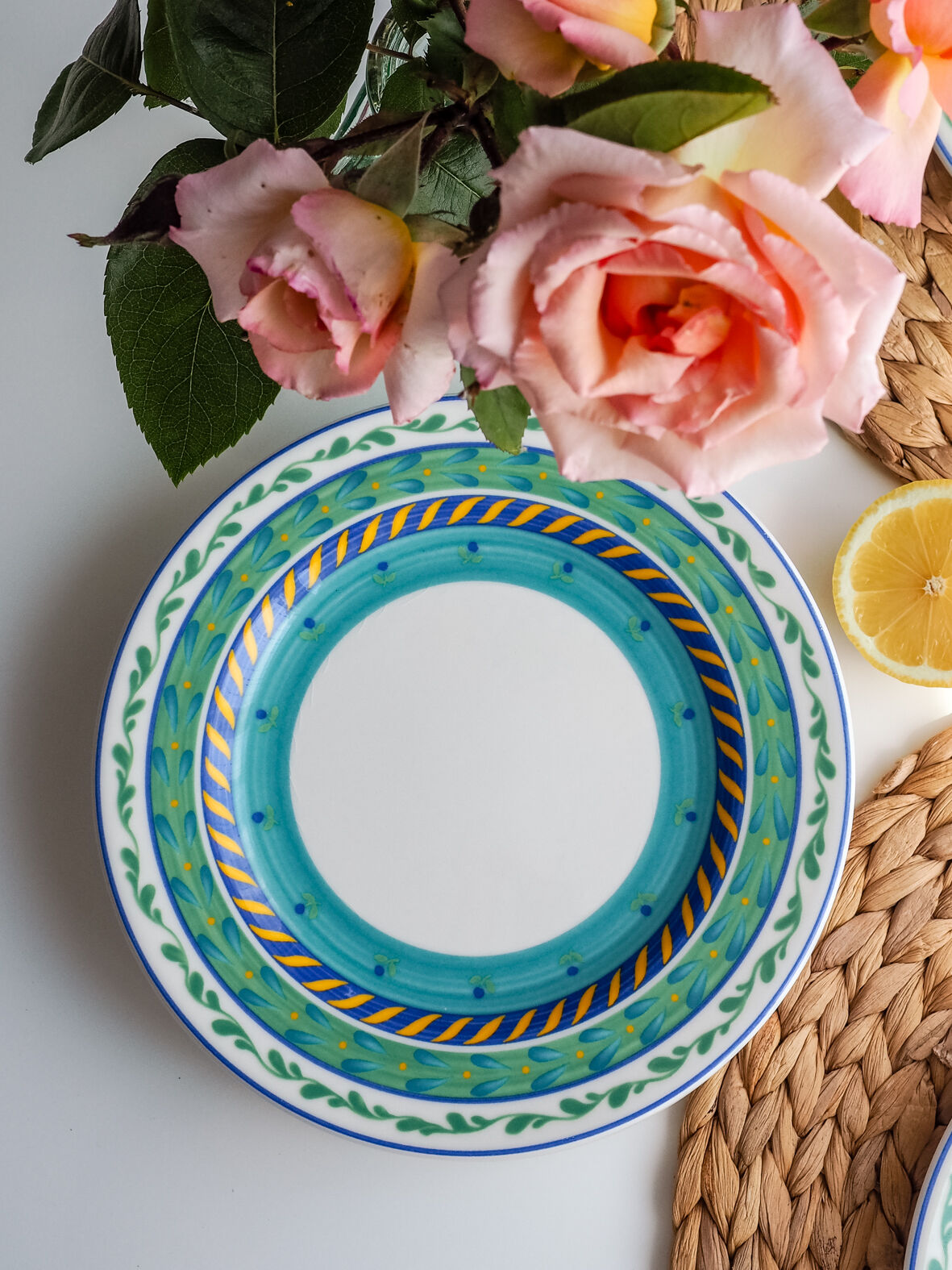 Lot de 5 assiettes Palacio provence