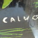 Vintage painting sign Calvo