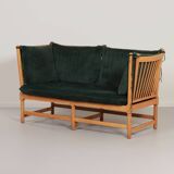 SPOKE-BACK SOFA BY BORGE MORGENSEN FOR FRITZ HANSEN, 1963 | EARLY EDITION