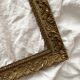 Old frame in gilded wood with stucco decoration circa 1900