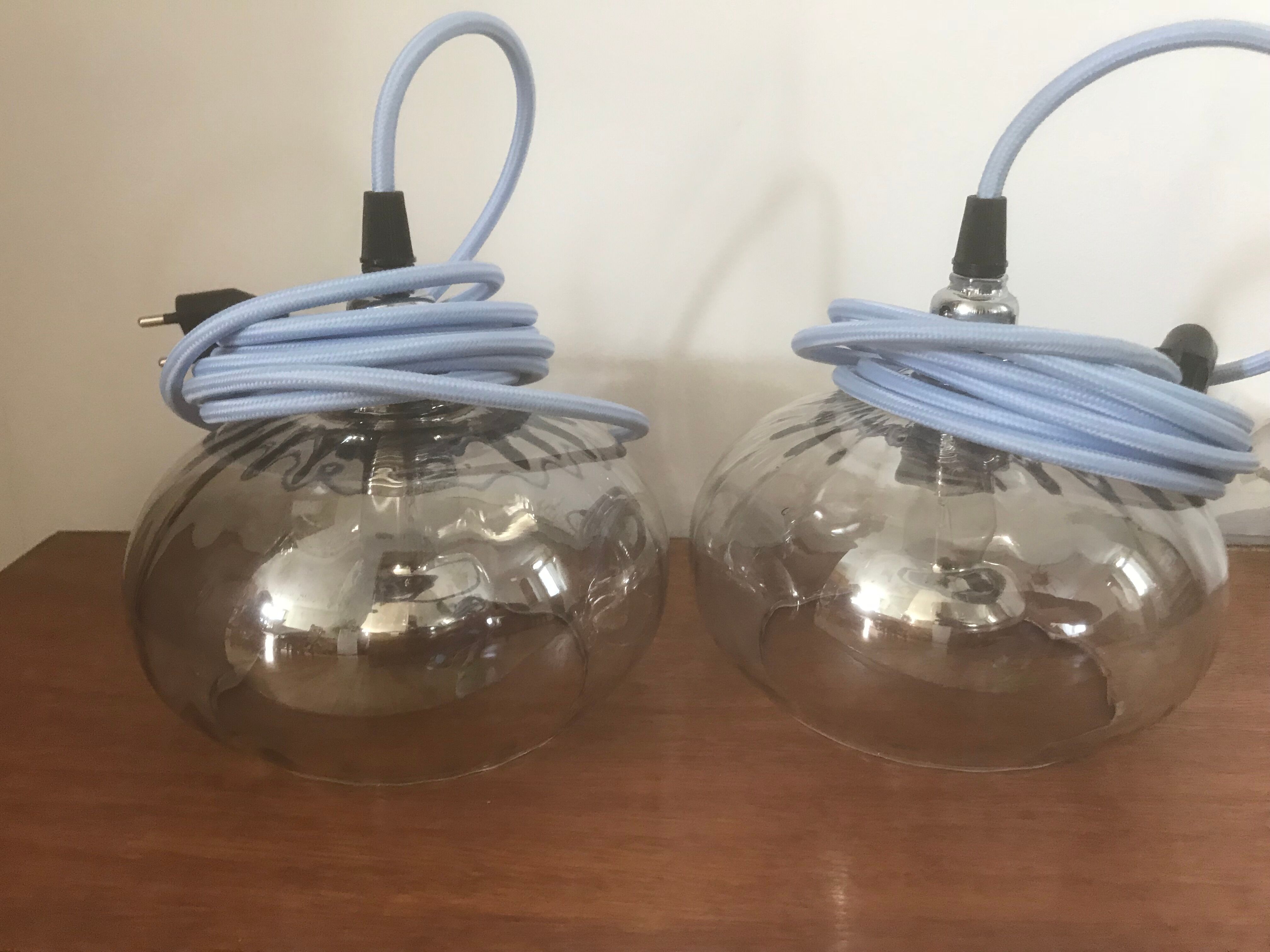 Lot of 2 original hand lamps