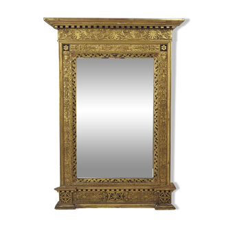 Miroir en bois doré XIXème Maison Goupil & Cie