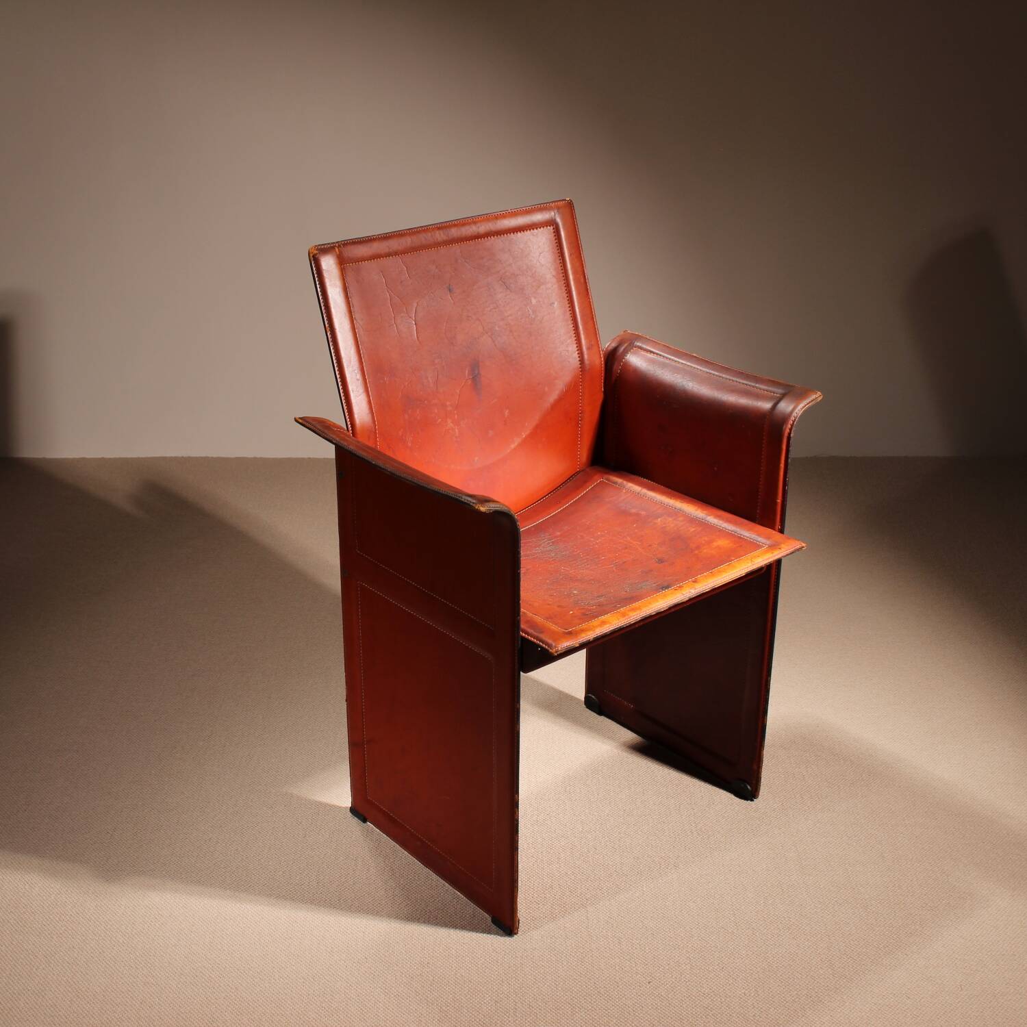 Fauteuil 'Korium‘ par Tito Agnoli pour Matteo Grassi, Italie années 1980