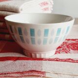Vintage bowl sky blue décor