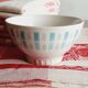 Vintage bowl sky blue décor