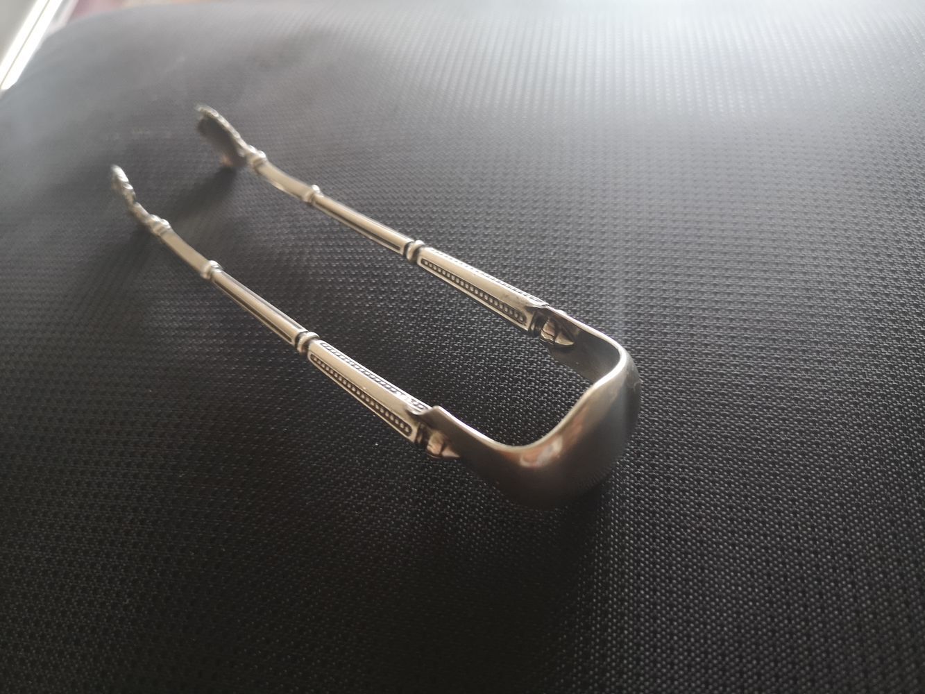 Sterling silver sugar tongs 19th century