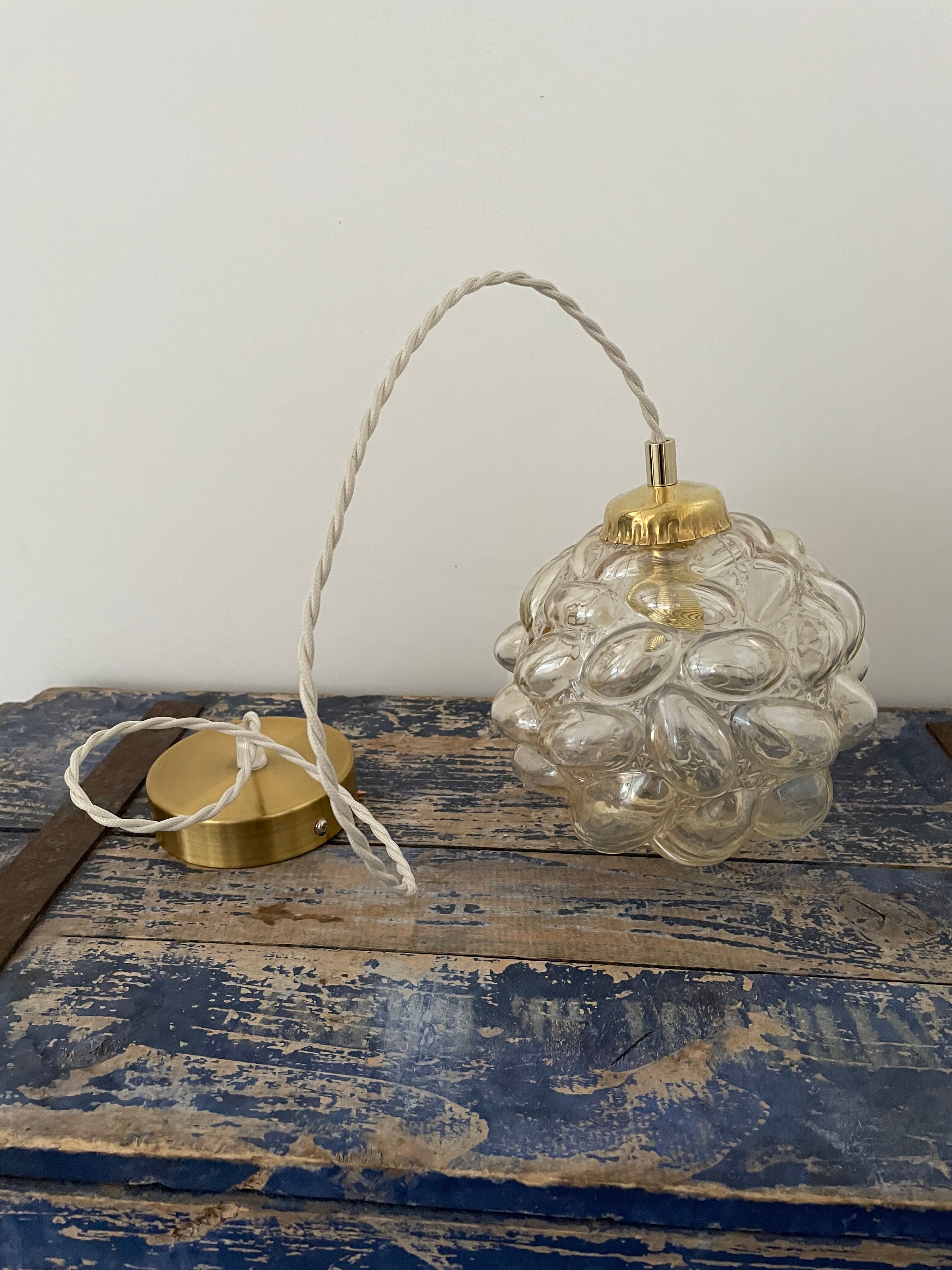 Electrified amber bubble suspension to nine