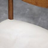 Mid-century teak dining chair by Peter Hvidt for Soborg