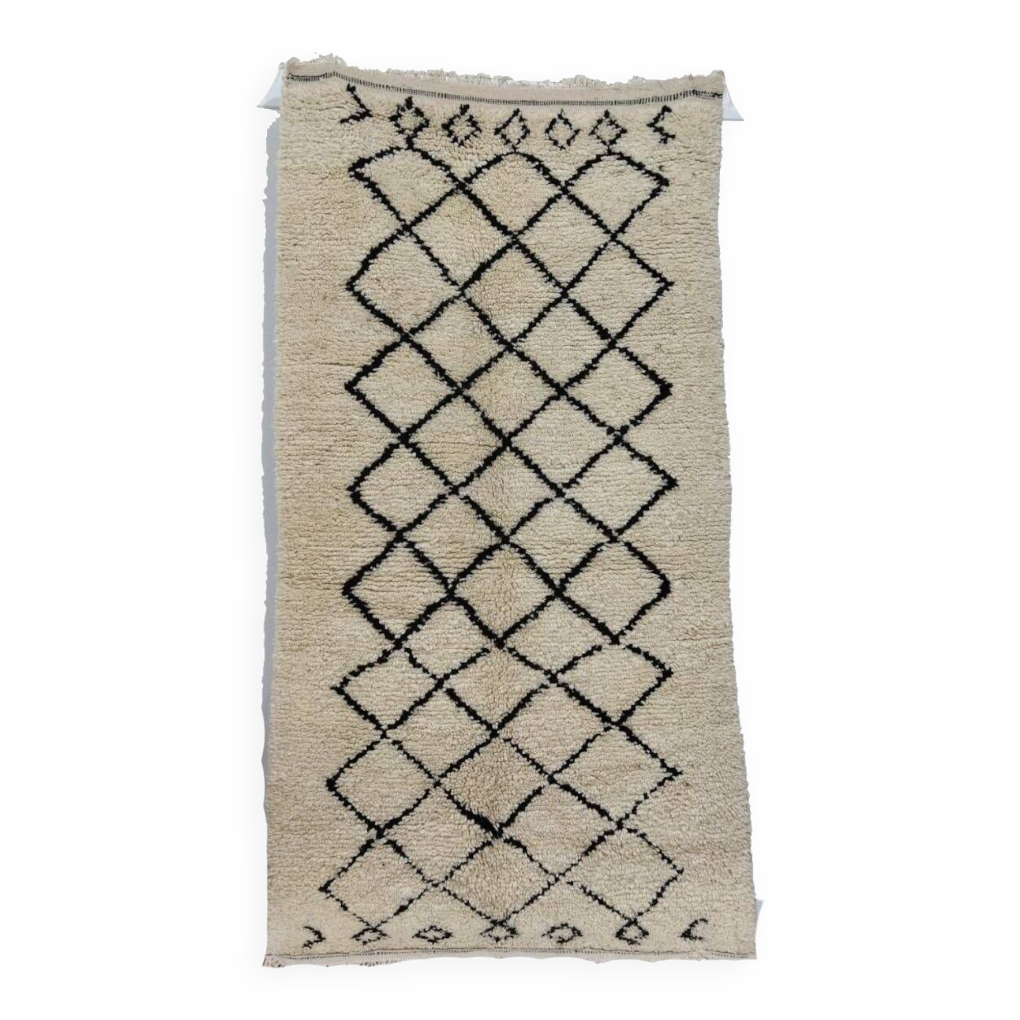 Handmade Moroccan Berber rug 185 x 94 cm