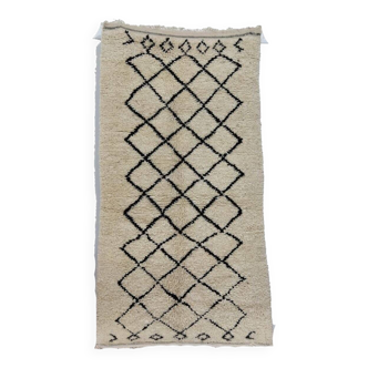 Handmade Moroccan Berber rug 185 x 94 cm