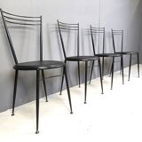 Vintage dining chairs by Calligaris, 1980s