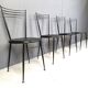 Vintage dining chairs by Calligaris, 1980s