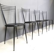 Vintage dining chairs by Calligaris, 1980s